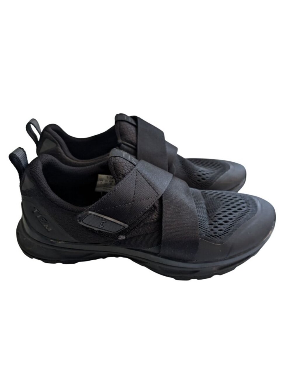 TIEM Slipstream Indoor Cycling Spin Shoes Women's Size 8 Black SPD Cleats